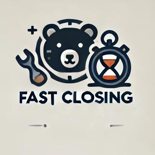 Fast Closing icon with bear element